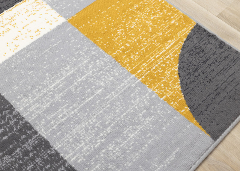 Carpette Florence à motifs géométriques - 4 pi 7 po x 6 pi 7 po