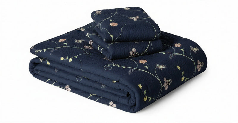 Ensemble de Courtepointe Reversible 3 Pieces Tres Grand Lit 