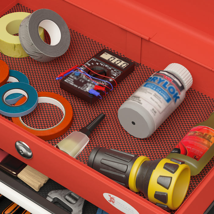 Durhand Boite A Outils A 4 Tiroirs Avec Loquet Et Cles Pour Garage