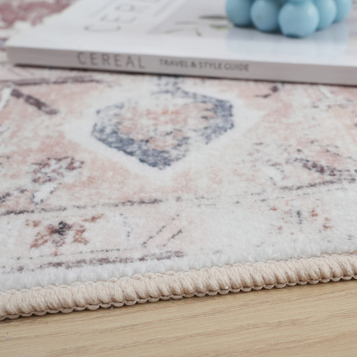 Tapis Rustique Lavable Et Antiderapant A Poils Ras 8'x10'