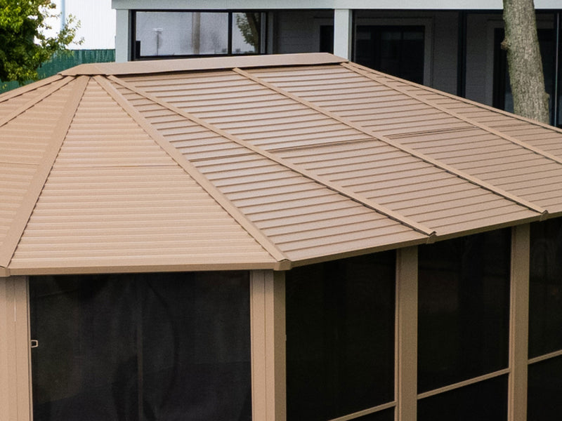 Gazebo Penguin Florence - Solarium 12x18 Toit d'acier