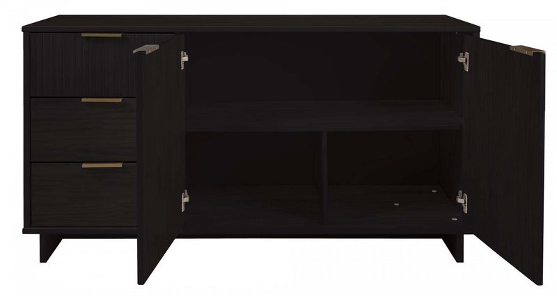 Buffet moderne Granville 55\" en noir