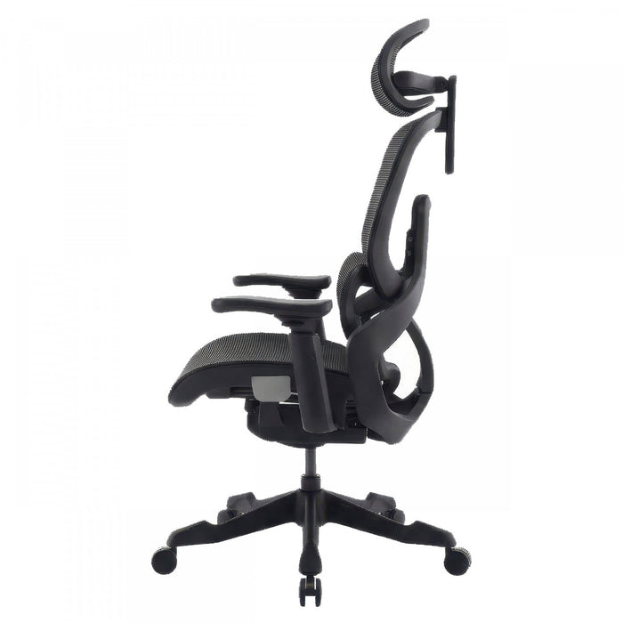 TygerClaw Fauteuil de Direction Ergonomique en Maille Integrale avec Support Multidirectionnel
