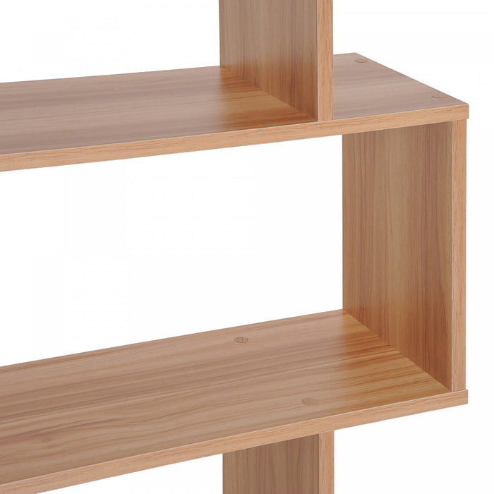HOMCOM Bibliotheque 193cm Forme S 6 Niveaux Presentation Salon