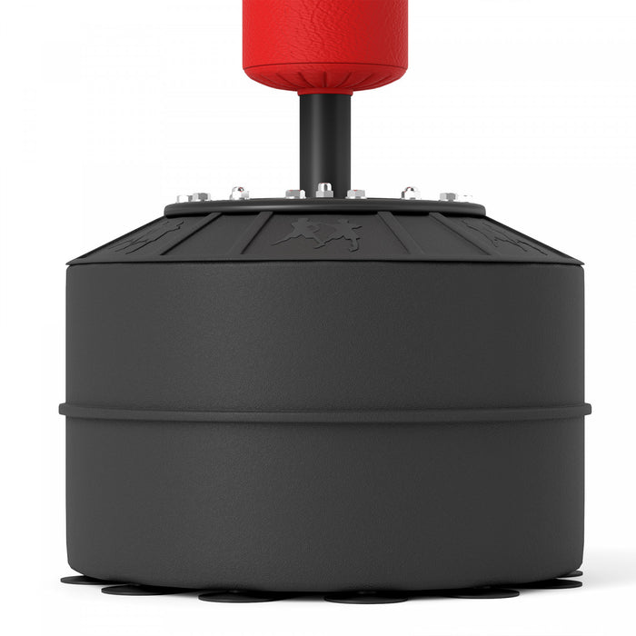 Soozier Sac De Frappe Avec 2 Balles De Vitesse, Barre Reflexe 360°, Rouge