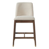 Clara Rubber Wood Bar Stool Set of 2,Walnut | Clara – Lot de 2 tabourets de bar en bois d’hevea, finition noyer