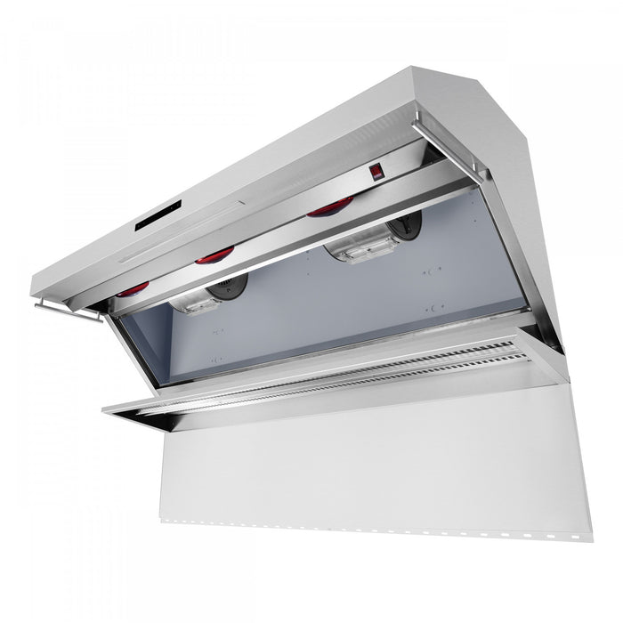 Hotte murale Savona de 60 po, filtres a chicanes et dosseret en acier inoxydable - FRHWM5029-60