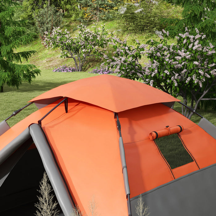 Outsunny Tente De Camping Avec Sac De Transport, Etanche 3000 Mm
