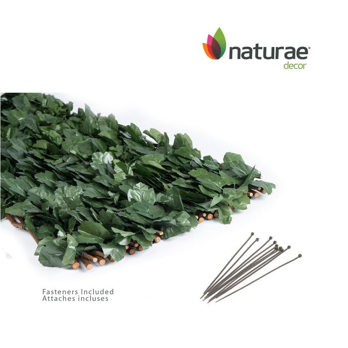 Treillis de saule extensible avec feuilles de lierre - 40 po x 80 po