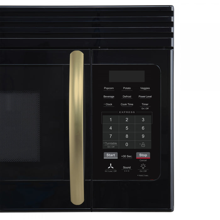 Four a micro-ondes Scalo 30 pouces,au-dessus de la cuisiniere, noir, 1,6 pi³ - FOTR3007-30BLK
