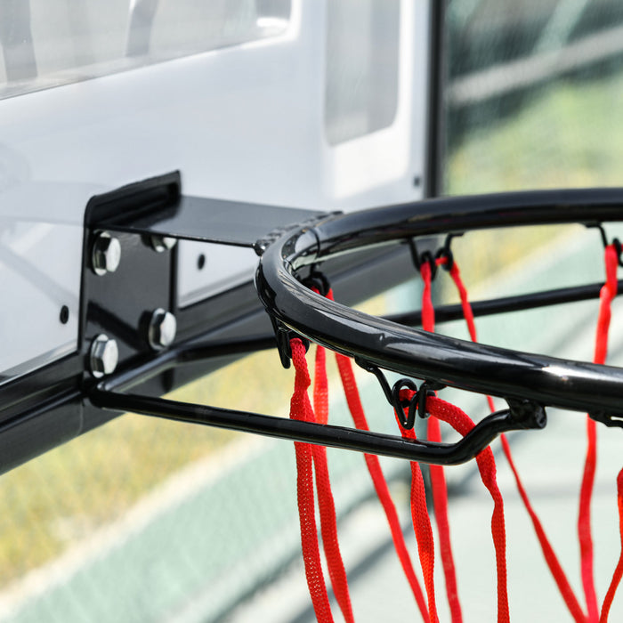 Soozier Panier de Basket Reglable Piscine w/ Roues