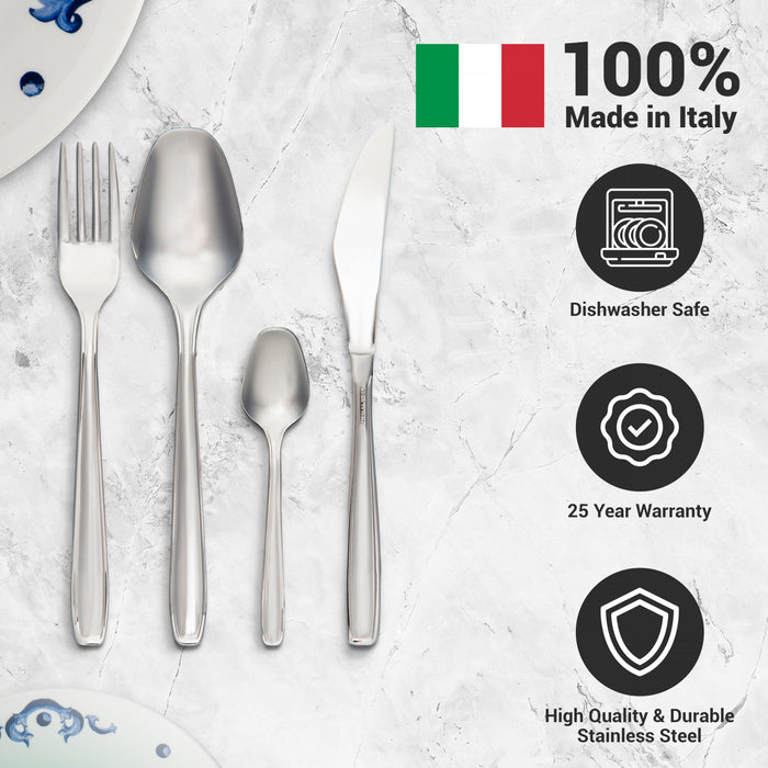 Ensemble De Couverts En Acier Inoxydable Italien Arimi Sofia 24 Pieces - Service Pour 6 Personnes