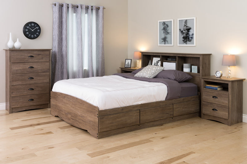 Table de nuit haute Salt Spring - gris délavé