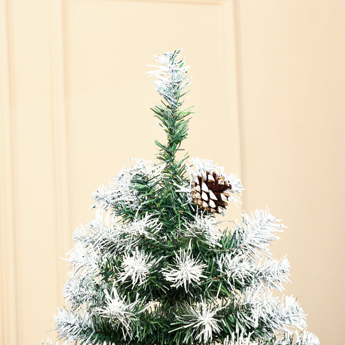 Homcom Arbre De Noel Artificiel 800 Branches Et 61 Pommes De Pin