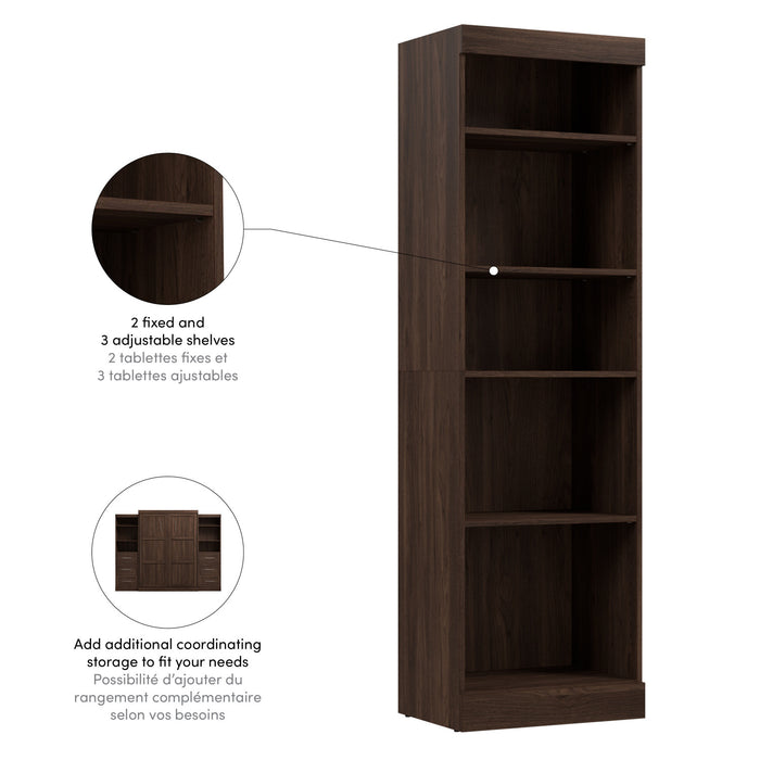 Organisateur de garde-robe Pur de Bestar de 25 po - noyer noir