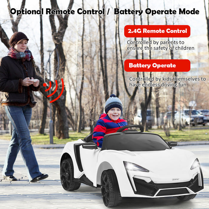 Voiture Electrique Pour Enfant 12v Costway – 2,4g, Mp3