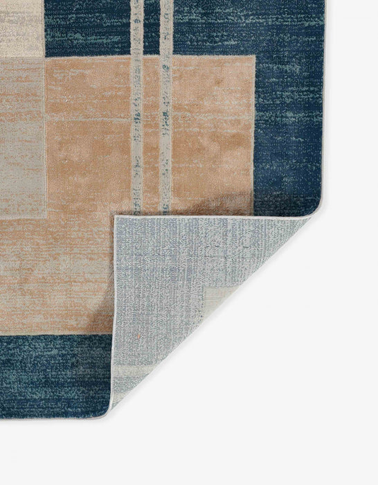 Tapis Contemporain Sorelle 7'9\" x 9'10\" en Bleu