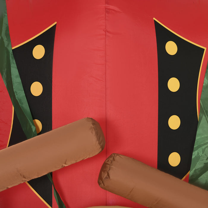 Homcom Casse-noisette De Noel Gonflable