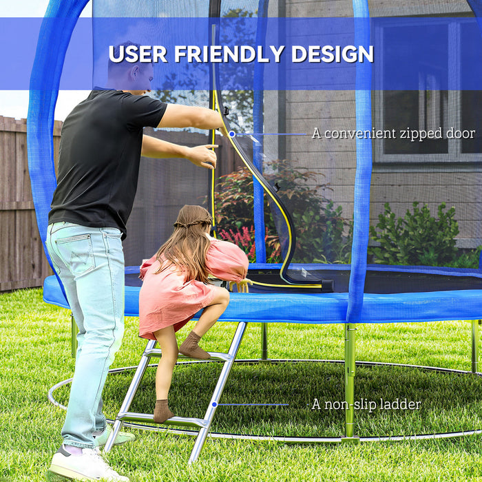 Soozier Trampoline d'exterieur pour enfants de 8pi certifie ASTM