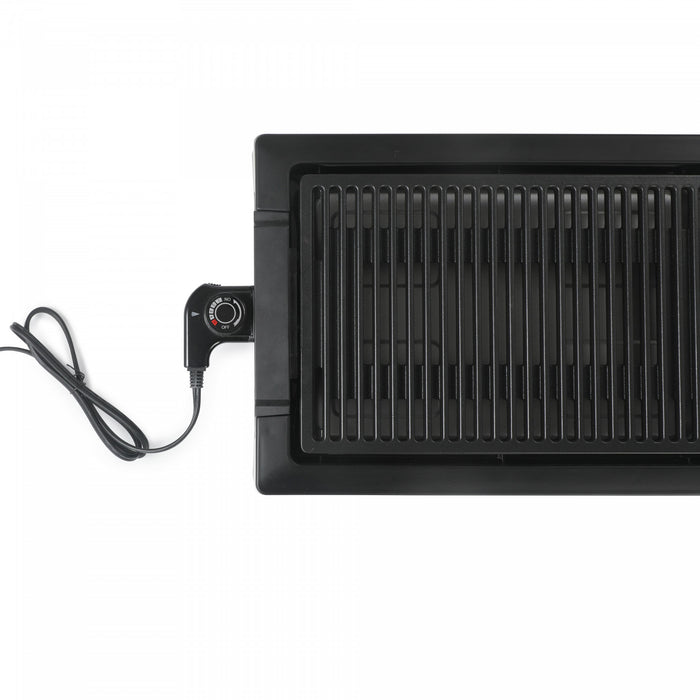 Gril electrique d'interieur CHIG20B, noir/acier inoxydable, Serie commerciale CHK