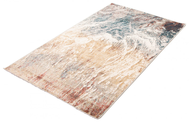 Carpette Tribeca bleu sarcelle - 5 pi 0 po x 8 pi 0 po