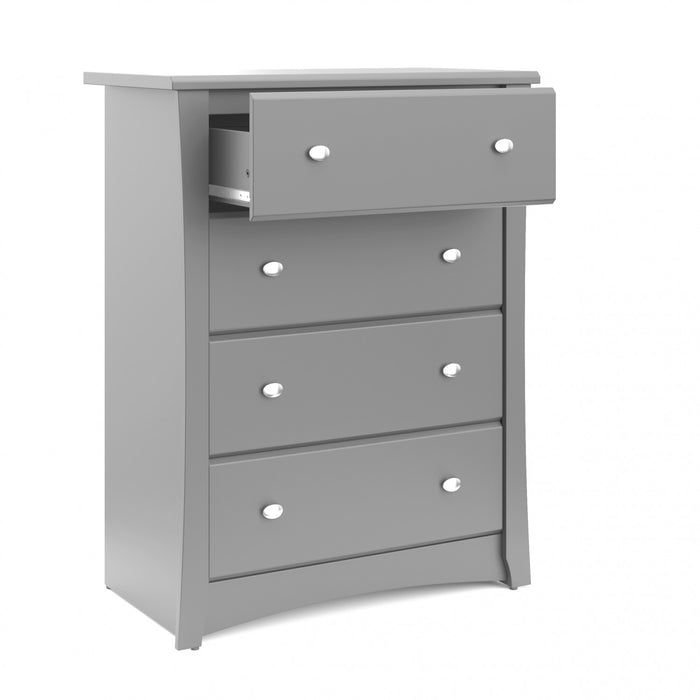 Storkcraft Crescent 4 Commode a tiroirs - Gris galet