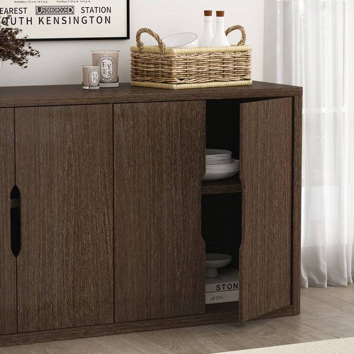 Buffet moderne Rivington 60\" en noyer