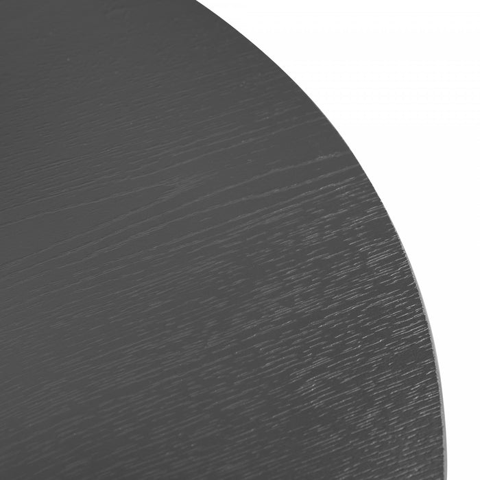 Table basse moderne scandinave Layla en noir