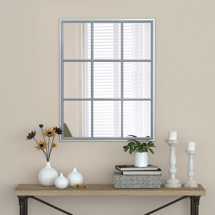 Miroir Trepion de 36 po argenté