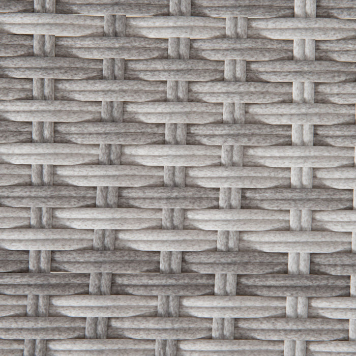 Banc De Balancement Exterieur En Osier Pour 2 Personnes Outsunny, Gris Mixte