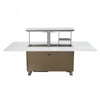 Forno Cinetico Smart Dining Table in White, 5.3 cu.ft fridge and freezer-FDTFR7044-86WHT Refrigerator | Table a manger intelligente Cinetico blanche, refrigerateur et congelateur de 5,3 pi³-FDTFR7044-86WHT