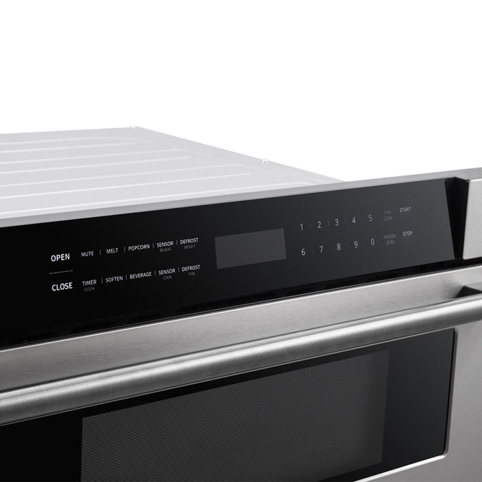 Tiroir micro-ondes Capoliveri 30 pouces, acier inoxydable, 1,2 pi³ - FMWDR3000-30