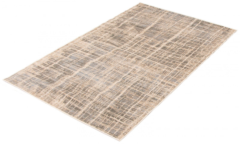 Carpette Lattice grise - 5 pi 0 po x 8 pi 0 po  