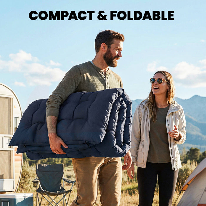 Matelas de camping Outsunny avec sangles elastiques