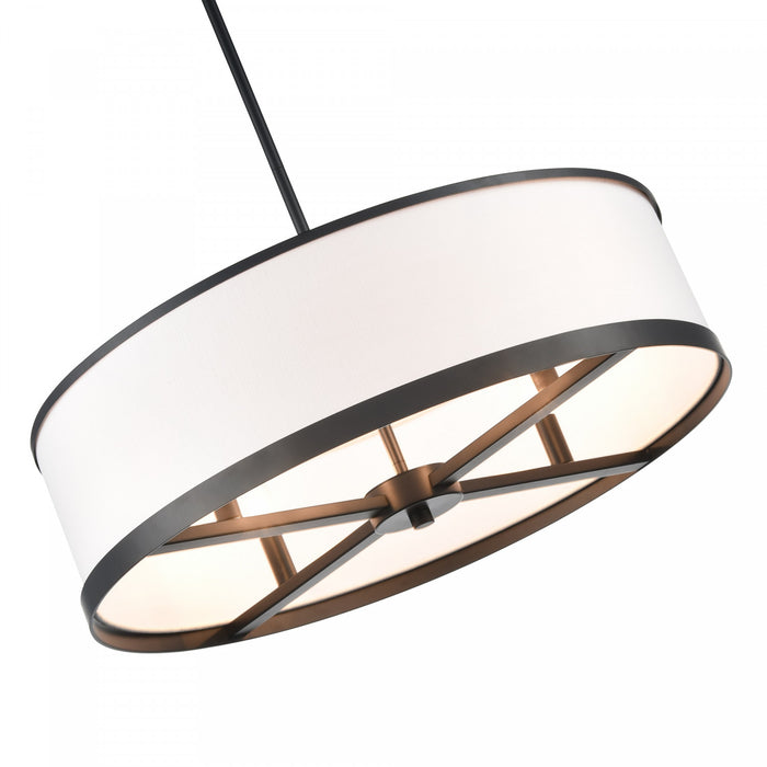 Lustre A 4 lampes High Street De 24 po, Noir