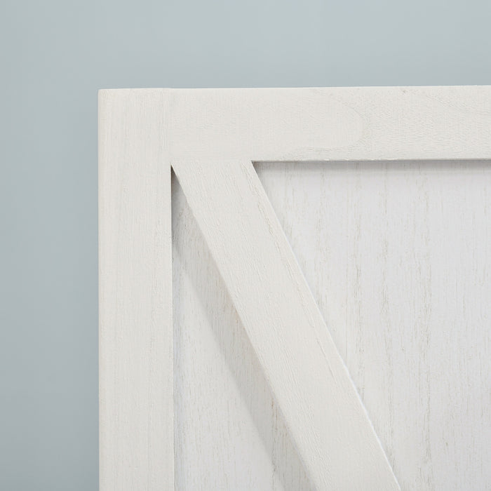 Homcom Separateur De Piece En Bois A 4 Panneaux De 5.6\" Pliable