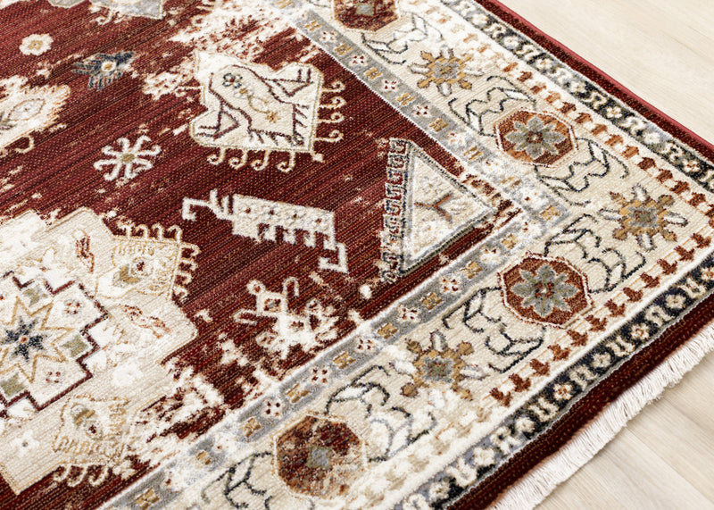 Carpette Sydney traditionnelle et élégante pour l'intérieur - 7 pi 10 po x 10 pi 2 po