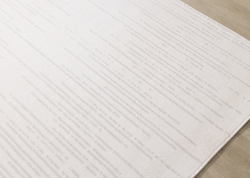 Carpette Hudson à motifs de rayures modernes - 5 pi 3 po x 7 pi 7 po