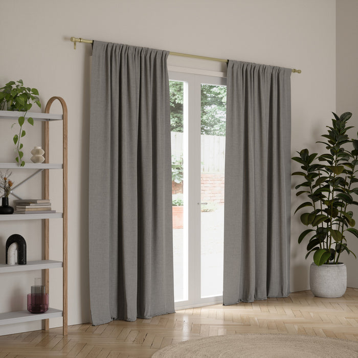  Tringle à rideaux extensible Cleo de Umbra dorée de 1 po - 66 po à 120 po