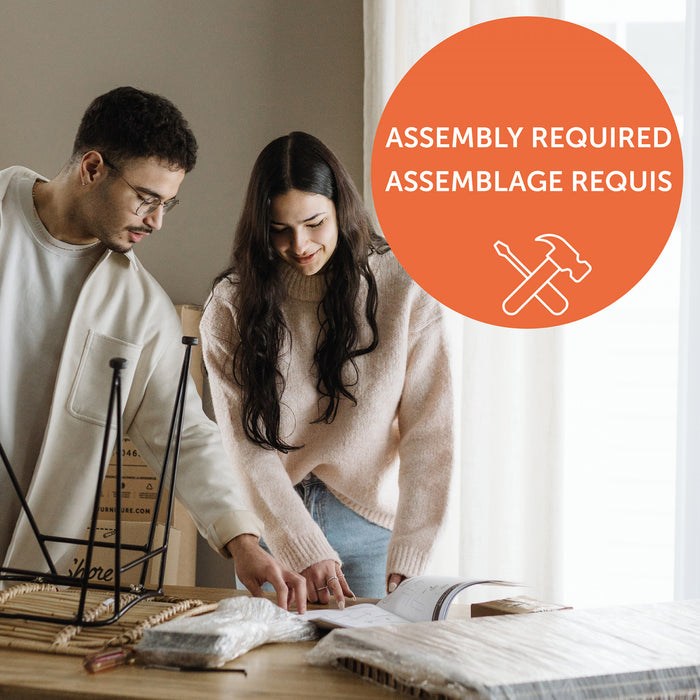 Tiara Ensemble Lit Matelot Avec Tete De Lit Bibliotheque - Blanc Solide