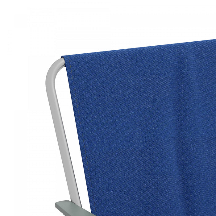 Outsunny Ensemble De Chaises De Camping Pliantes Avec Accoudoirs, Bleu