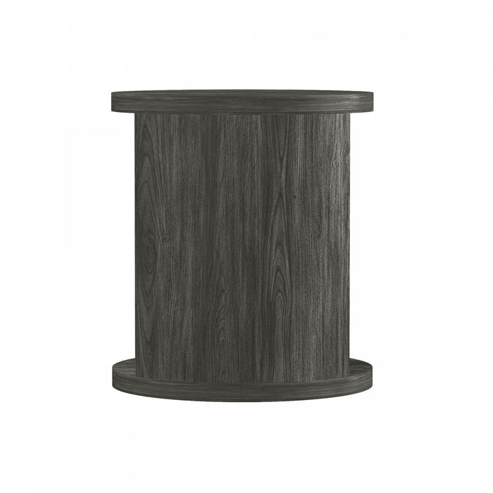 Table d’appoint contemporaine Alure 20\" en charbon