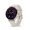 Garmin Forerunner® 165 Montre Intelligente Gps - Suivi De La Sante Avec Ecran Amoled - Gris Brumeux/blanc Pierre