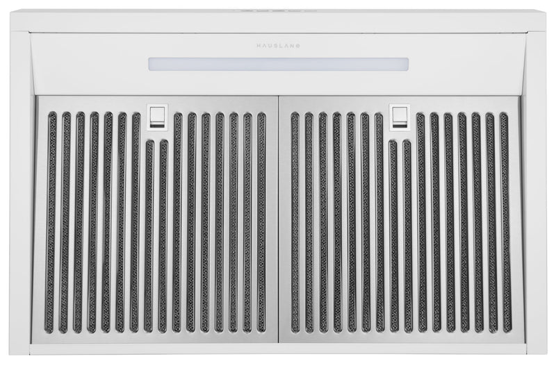 Hotte de cuisine sous-meuble convertible Hauslane Chef 30 pouces blanche