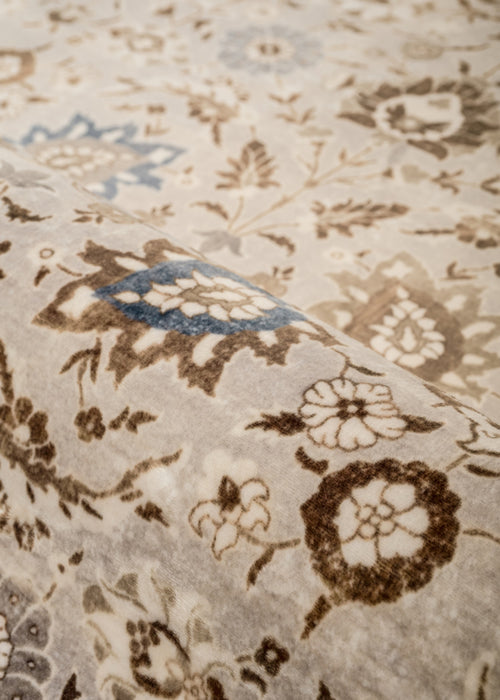 Tapis Lavable/Traditionnel Lunelle 8'0\" x 10'0\" en Gris