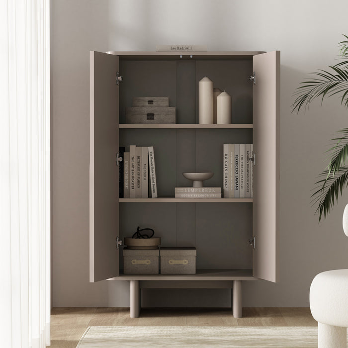 Armoire d’appoint moderne Ella 32\" en moka