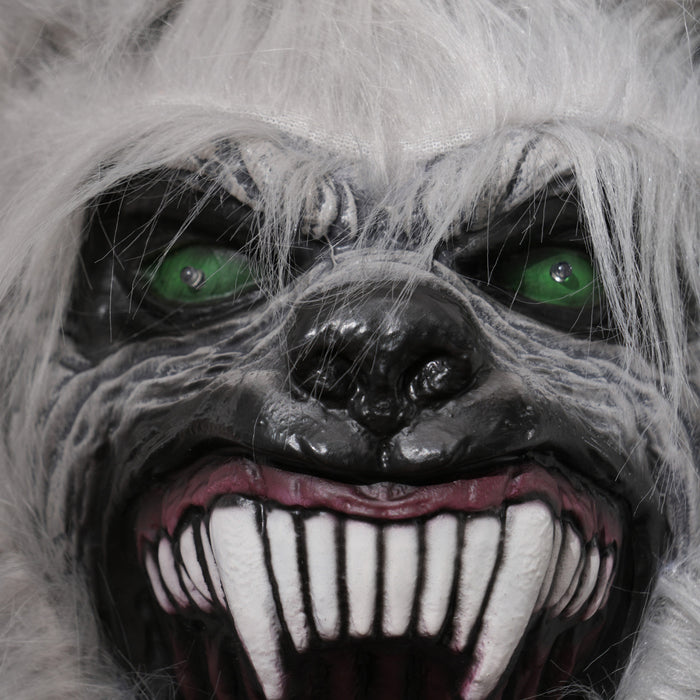 Homcom Squelette Loup-garou D'halloween Animatronique Avec Yeux Lumineux