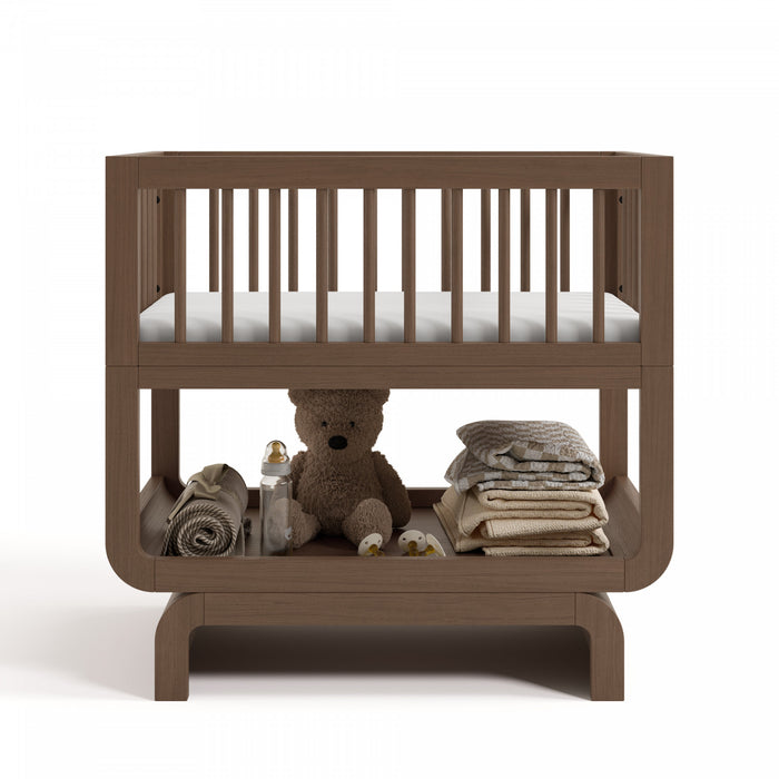 Storkcraft Santorini Berceau convertible 3-en-1 de luxe - Noisette