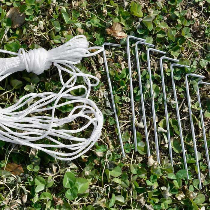 Outsunny Tonnelle Gris 4 Parois Moustiquaires 4 X 3 X 2,45 M