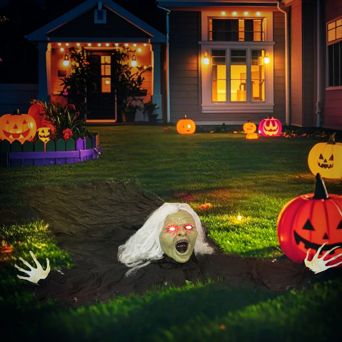 Outsunny Zombie Rampant Anime D'halloween 72\", Accessoires De Fete
